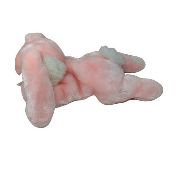 SKM Enterprises Inc Pink Bunny Rabbit Bow Neck Plush Stuffed Animal Soft Toy - Picture 3 of 8